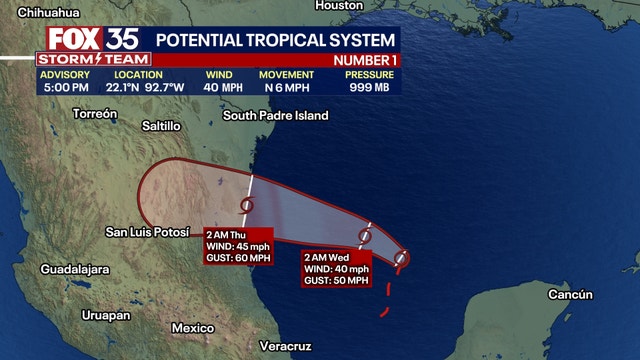 Texas braces for flooding ahead of potential formation of Tropical Storm Alberto in Gulf of Mexico