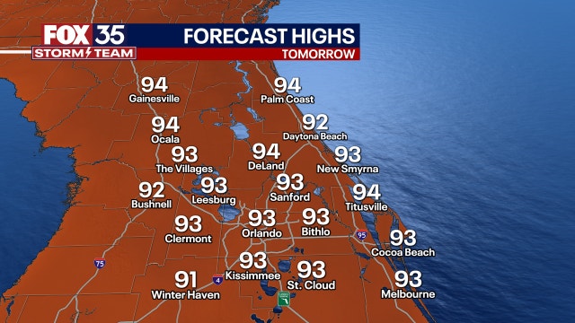 Afternoon storms, heat, humidity ahead for Thursday across Central Florida