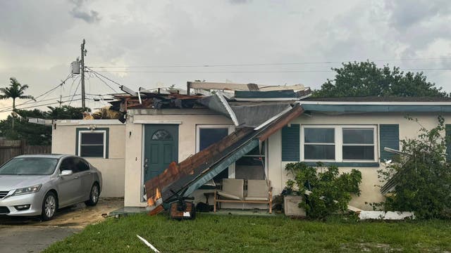 Weak tornado damages homes, roofs, fences in Melbourne, NWS confirms