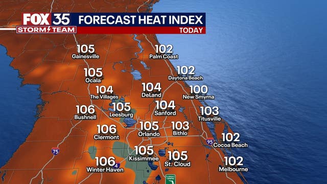 Orlando weather: Hot, humid and stormy afternoons in Central Florida