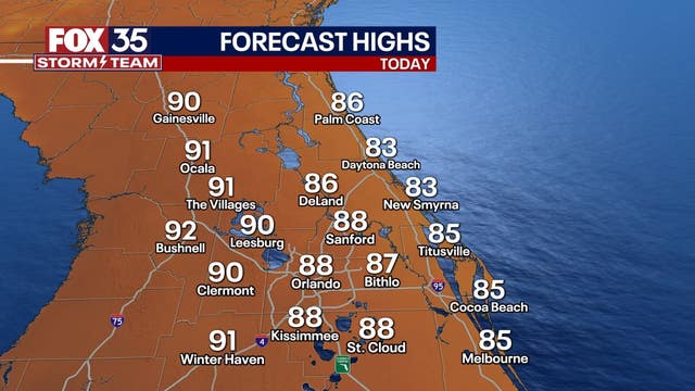 Orlando weather: Gusty coastal conditions will lead to a moderate rip current risk this weekend