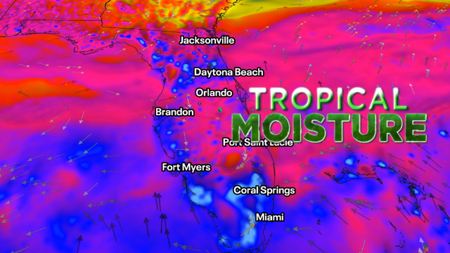 Orlando weather forecast: Scattered showers, storms possible Saturday evening