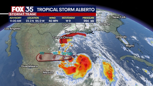 Tropical Storm Alberto officially forms; expected to make landfall this week