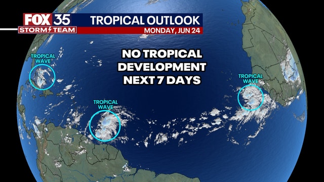 3 tropical waves coming off Africa being watched for development in Atlantic