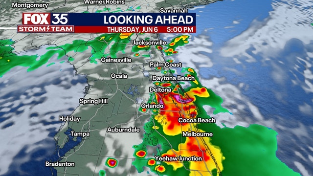 Orlando Weather: Another hot day Wednesday, with best rain chances later this week