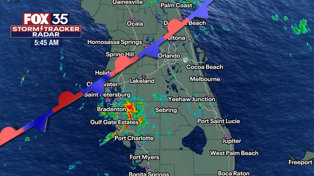 TIMELINE: Central Florida faces torrential storms as tropical disturbance drags front across region