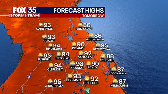 Orlando weather: Dry start to week makes way for steamy, stormy second half