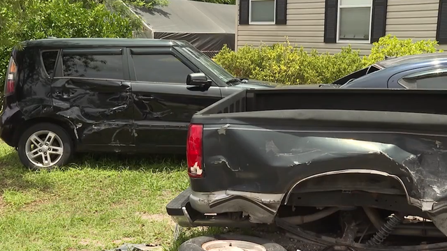 Lake County family pleads for safety improvements after nearly half-a-dozen cars crash near their property