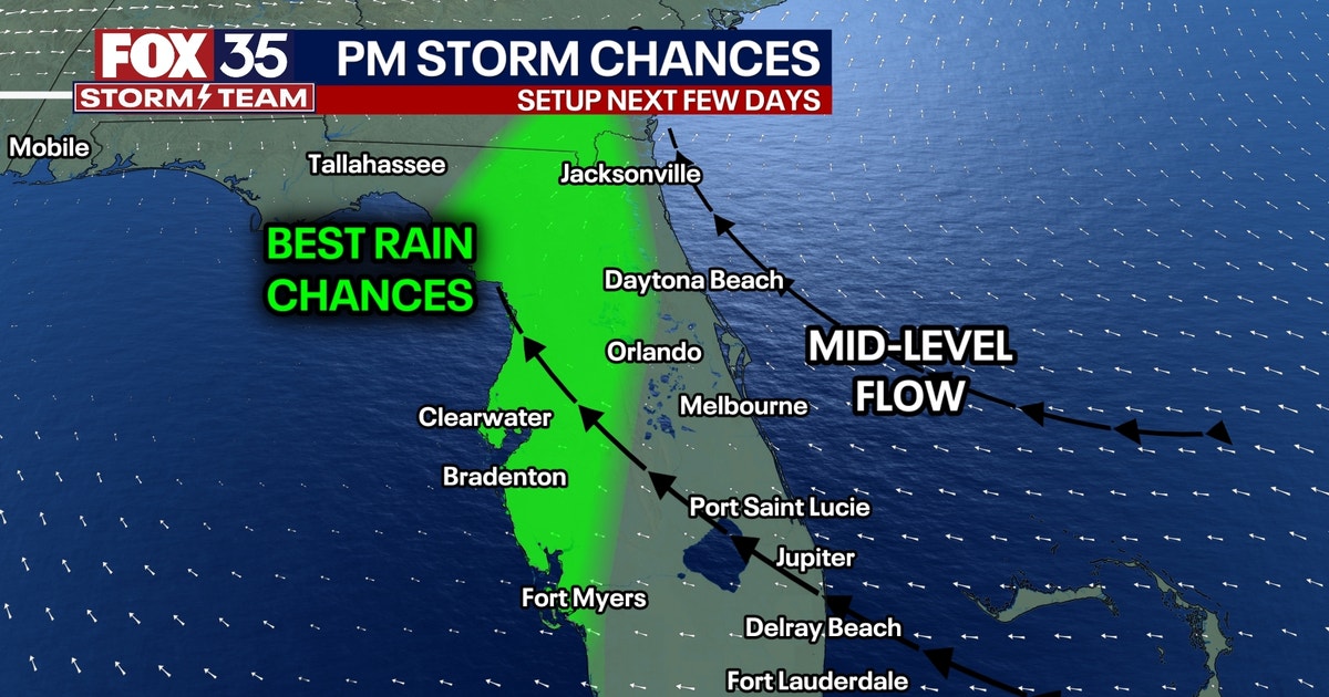 TIMELINE: Storms expected across western Central Florida on Friday ...