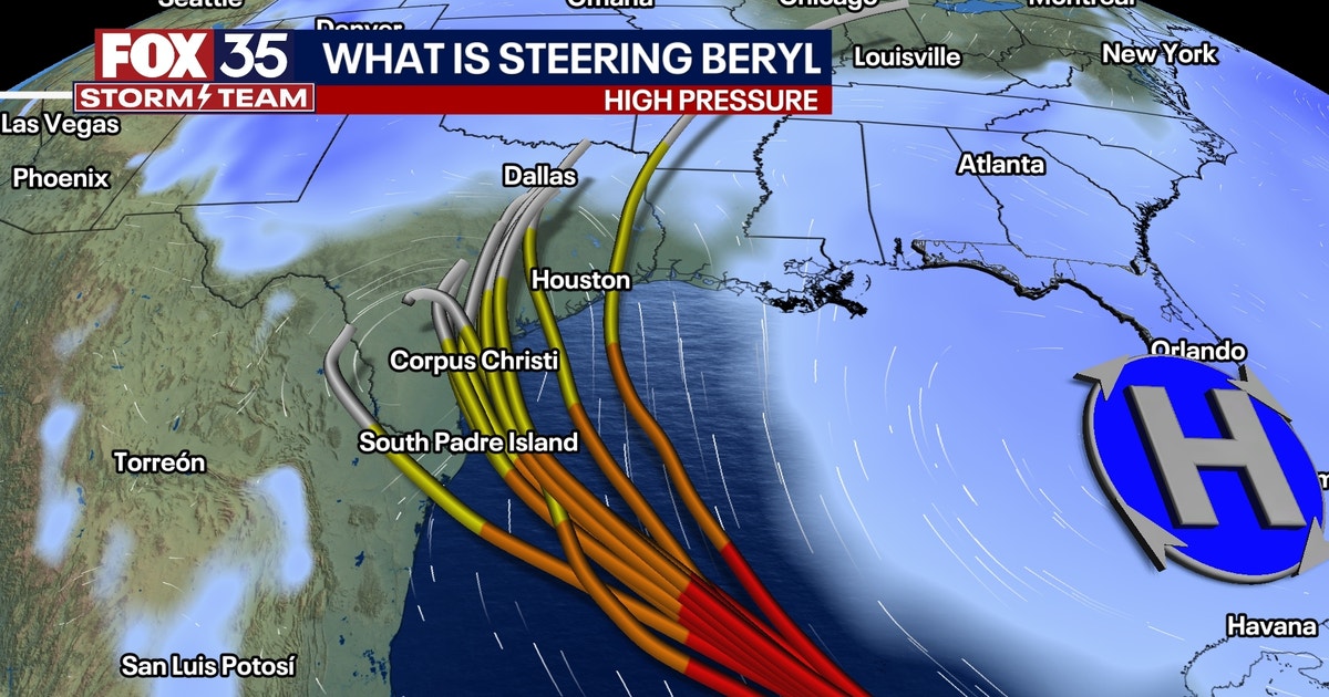 Tropical Storm Beryl to make landfall in Texas as category 1 hurricane ...