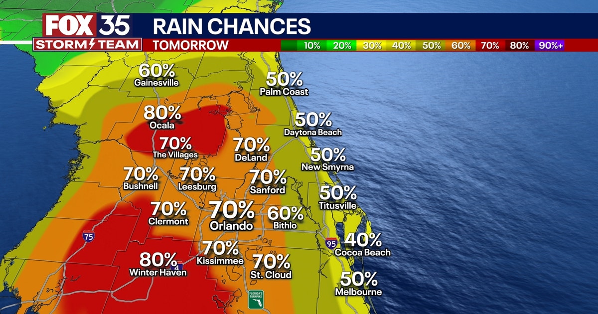 Heat, humidity continue through weekend in Central Florida with ...