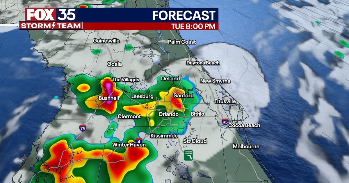 TIMELINE: Thunderstorms popping up across Central Florida could linger ...
