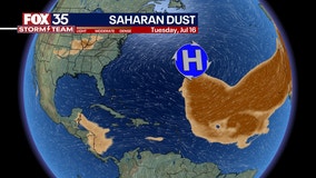 TIMELINE: Large Saharan Dust wave to impact Florida weather