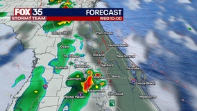 TIMELINE: Storms to linger into evening for western parts of Central Florida