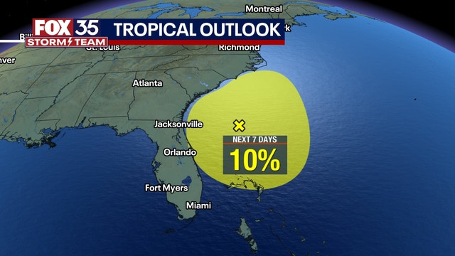 National Hurricane Center tracking disturbance in the Atlantic off Florida, Georgia coast