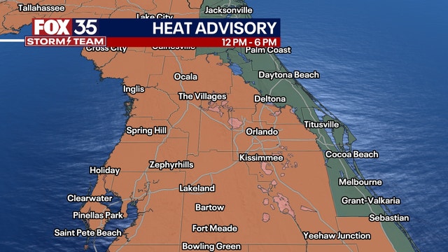 Orlando weather: Heat advisory issued as feels-like temperatures soar into the 100s