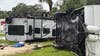 Possible tornado flips campers, causes havoc at Florida RV park; 1 person hurt
