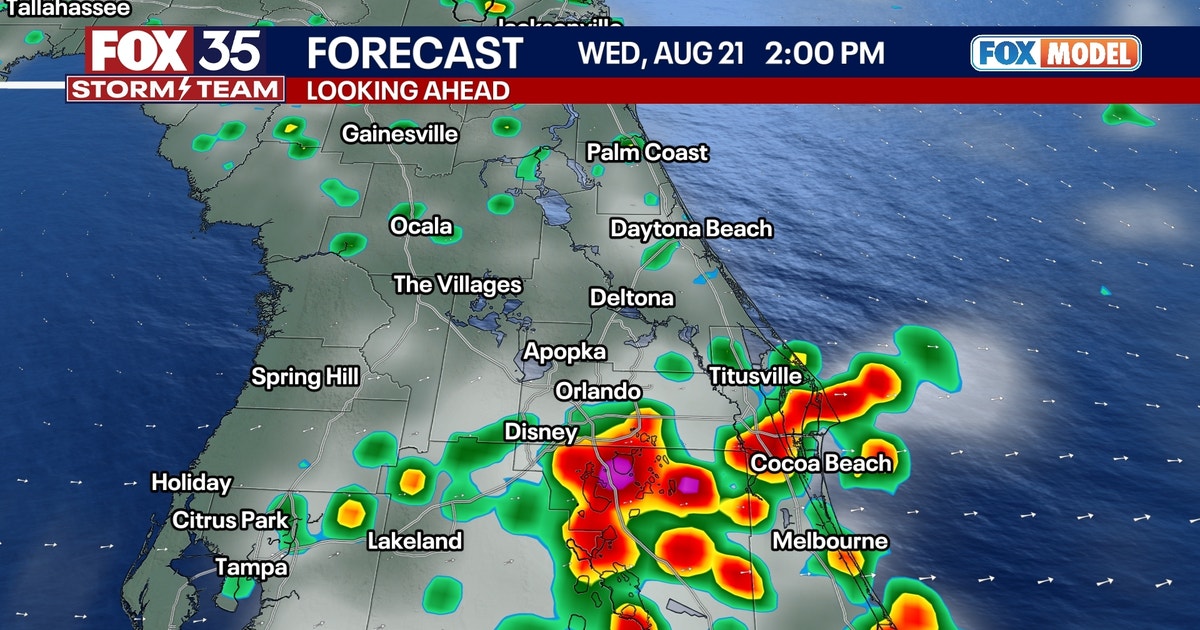 Orlando weather: Storms return across Central Florida on Wednesday ...