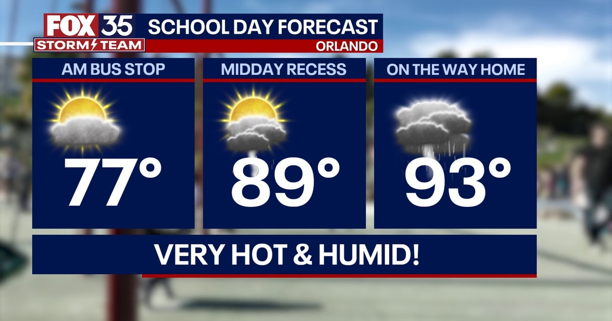 Orlando weather: Very hot, humid day ahead with some afternoon storms ...