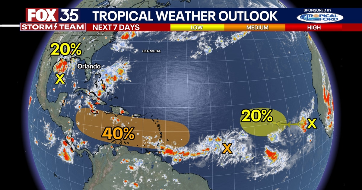 New disturbance forms over Gulf of Mexico as 2 other tropical waves ...