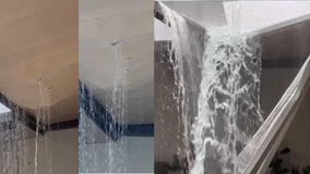 VIDEO: Orange County home pool cover collapses from Tropical Storm Debby heavy rainfall