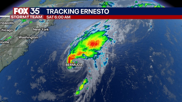 Hurricane Ernesto makes landfall on Bermuda as Cat. 1 storm: NHC