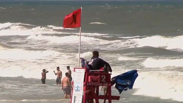 Florida beachgoers warned of dangerous rip currents from Hurricane Ernesto