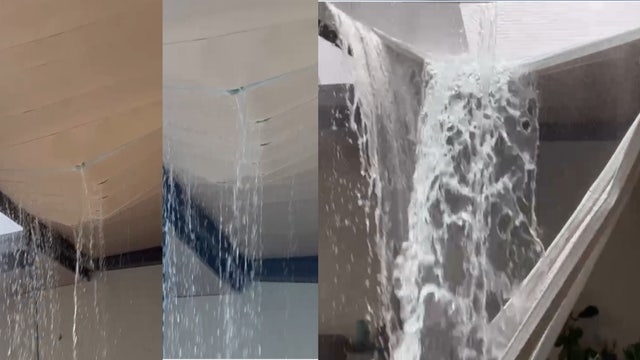 VIDEO: Orange County home pool cover collapses from Tropical Storm Debby heavy rainfall