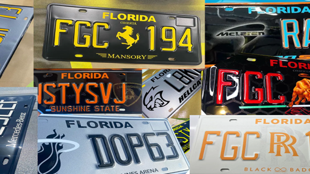You will be fined if caught driving in Florida with this license plate: FHP
