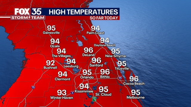 Orlando weather: Central Florida faces feels-like temps of up to 115°