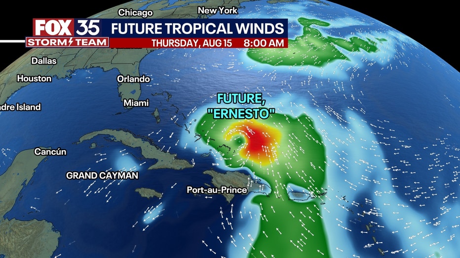 Tropical Storm Ernesto Could Form Next Week As Forecasters Increase ...