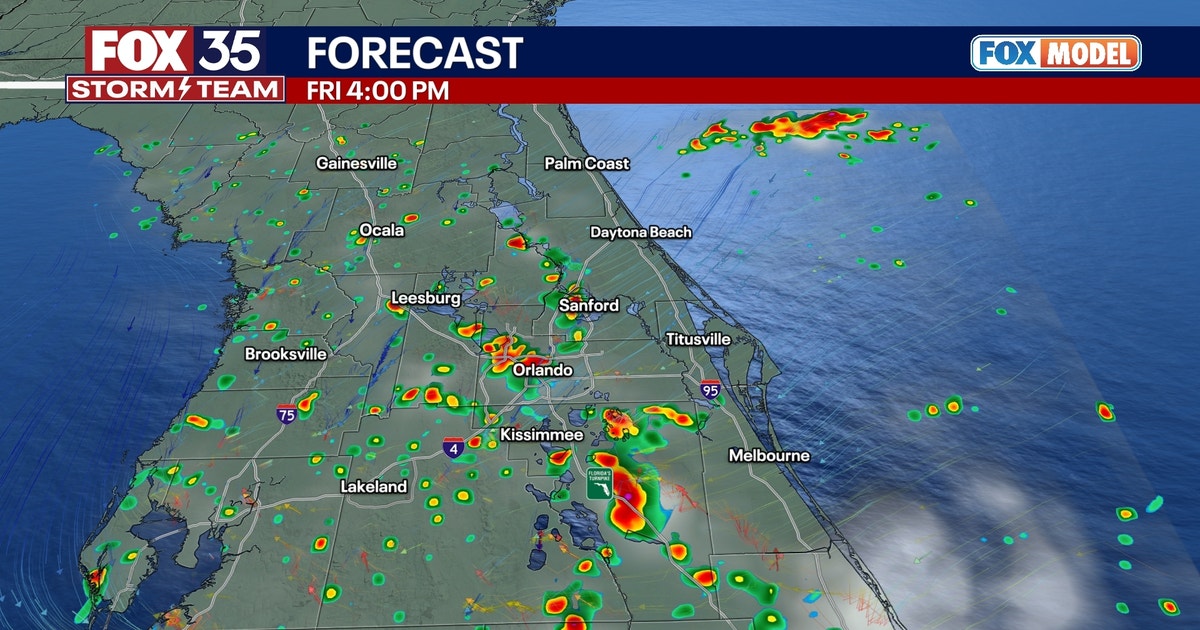 TIMELINE: Afternoon and evening storms return to Central Florida on ...