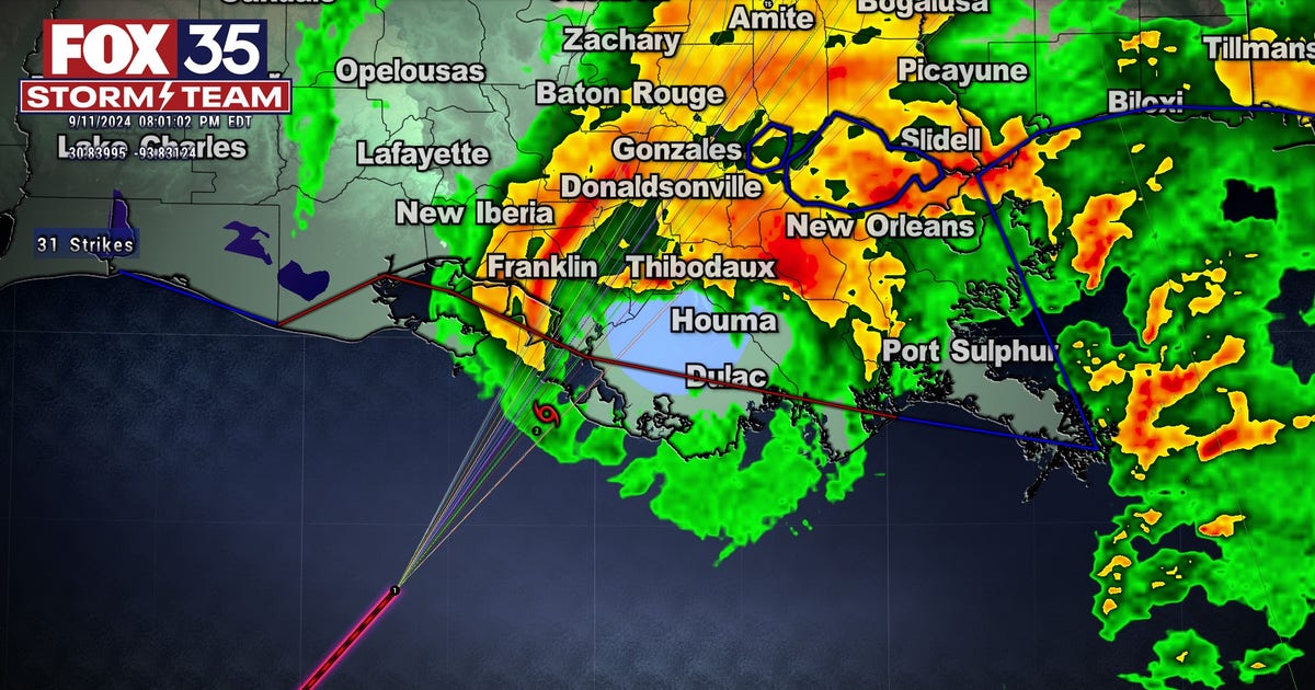 Francine downgraded to tropical storm hours after landfall in Louisiana ...