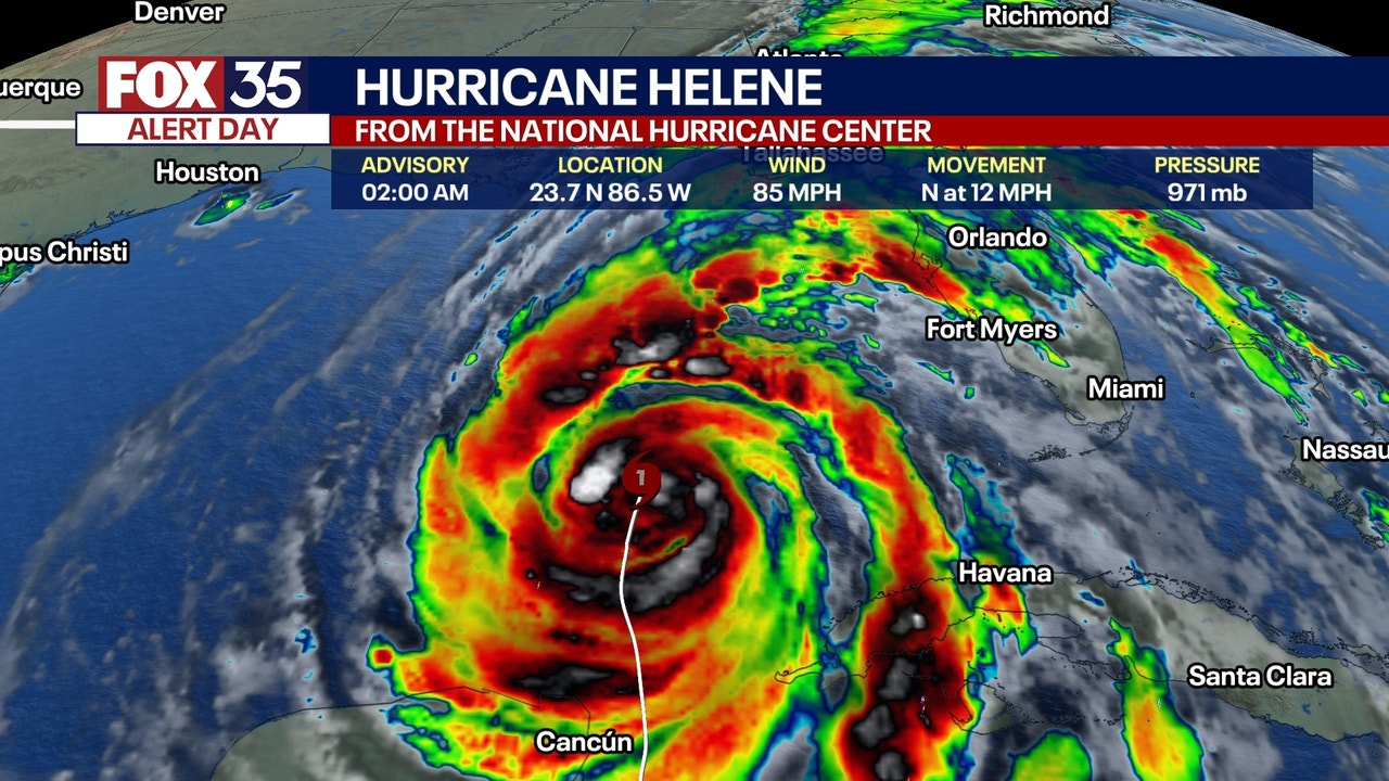 Live updates: Hurricane Helene forecast to hit Florida as Category 4