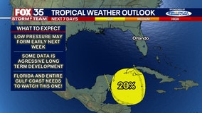 Potential disturbance being tracked in the Caribbean Sea by National Hurricane Center