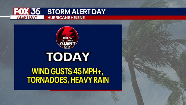 Hurricane Helene prompts tornado watches, warnings in Central Florida