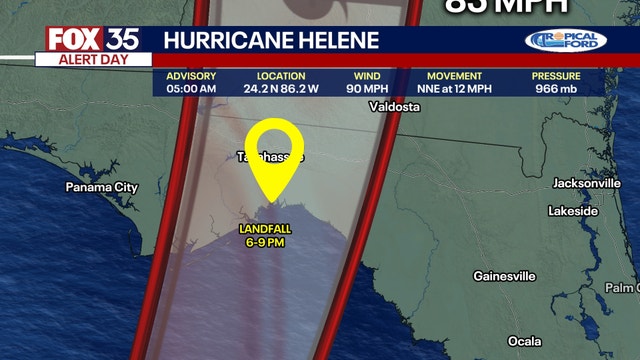 Will Helene hit Tallahassee, Florida? It would be the first major hurricane there in over 100 years