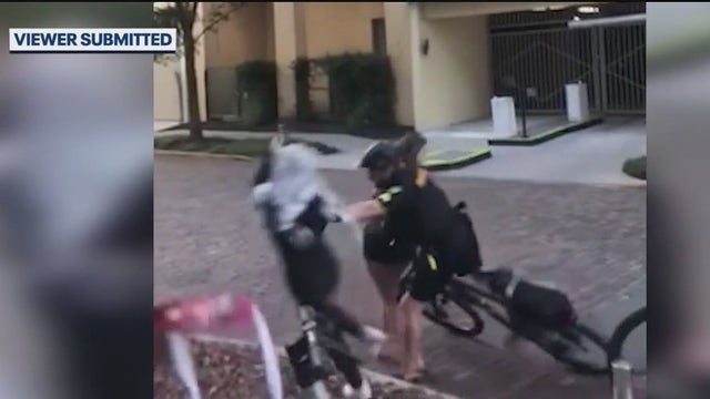 Investigation launched after video shows Orlando officer clash with demonstrator, police say