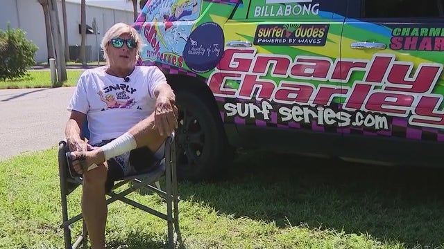 Shark bites surfer 'Gnarly Charley' in New Smyrna Beach: 'I could just feel it go clamp'