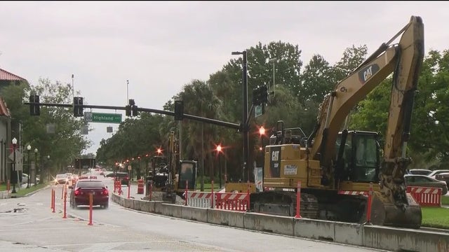 Orlando businesses impacted by ongoing road repairs in Ivanhoe Village
