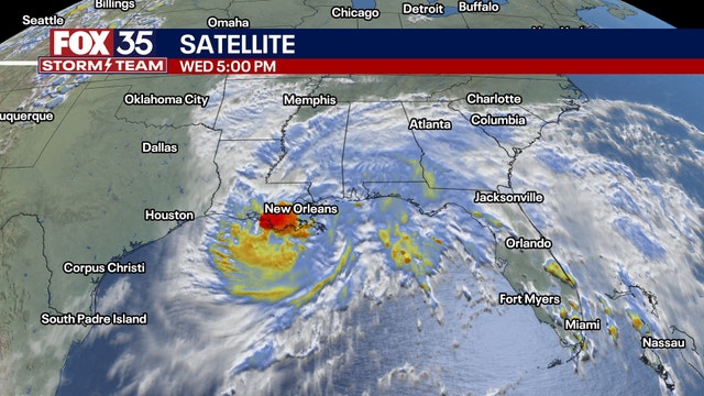 Francine downgraded to tropical storm hours after landfall in Louisiana's Terrebonne Parish as Cat 2 storm