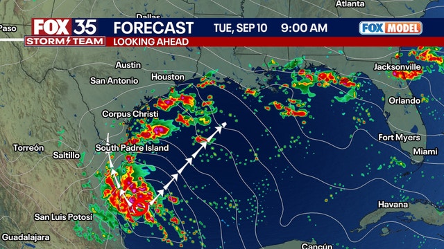 Chances increase for development of tropical disturbance in Gulf of Mexico