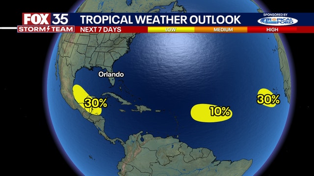 NHC tracking 3 topical waves; 2 have potential to become tropical depressions