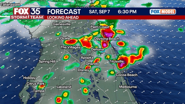 Orlando weather: Saturday will be a repeat of late afternoon, evening storms in Central Florida