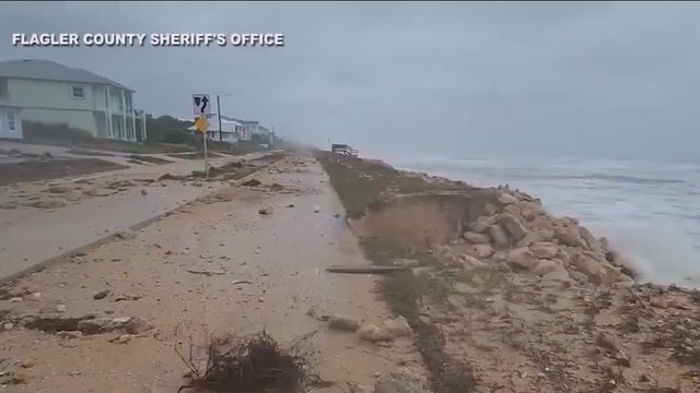 A1A seawall repair project begins in Volusia County as beaches still recover from 2022 hurricanes