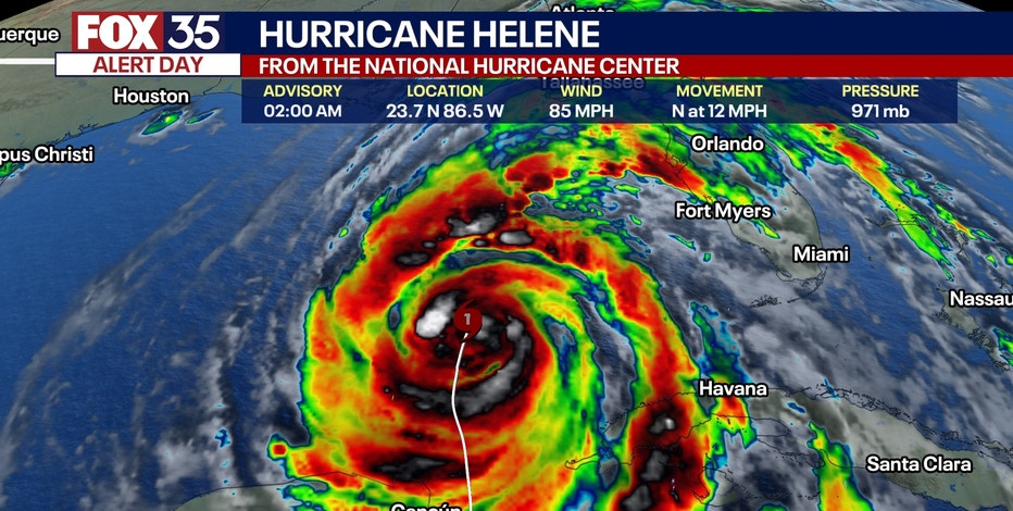 Hurricane Helene tracker, live updates: Storm could strengthen into Cat 4 hurricane before Florida landfall