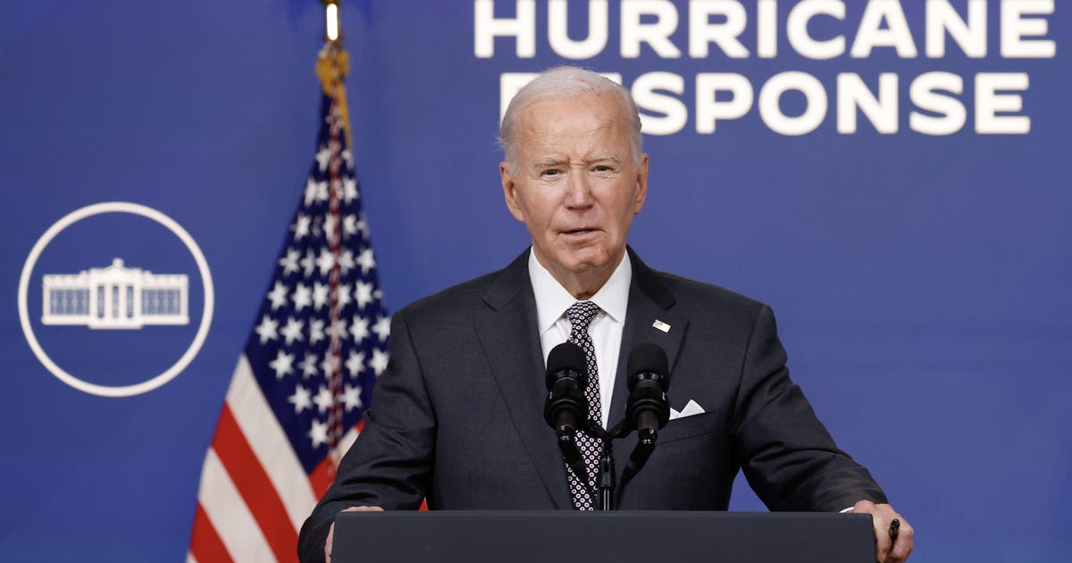 President Biden traveling to Florida to survey Hurricane Milton damage ...