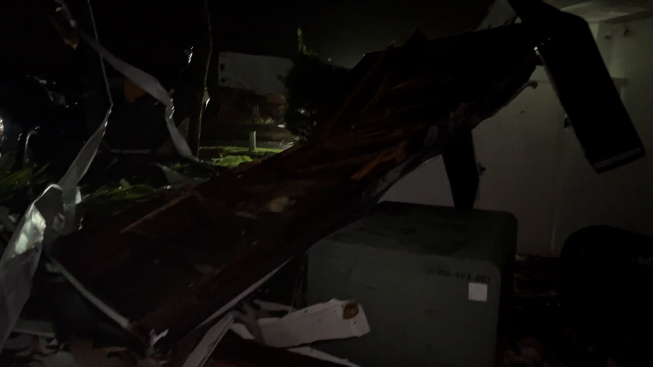 Florida man's home damaged in suspected tornado during Hurricane Milton