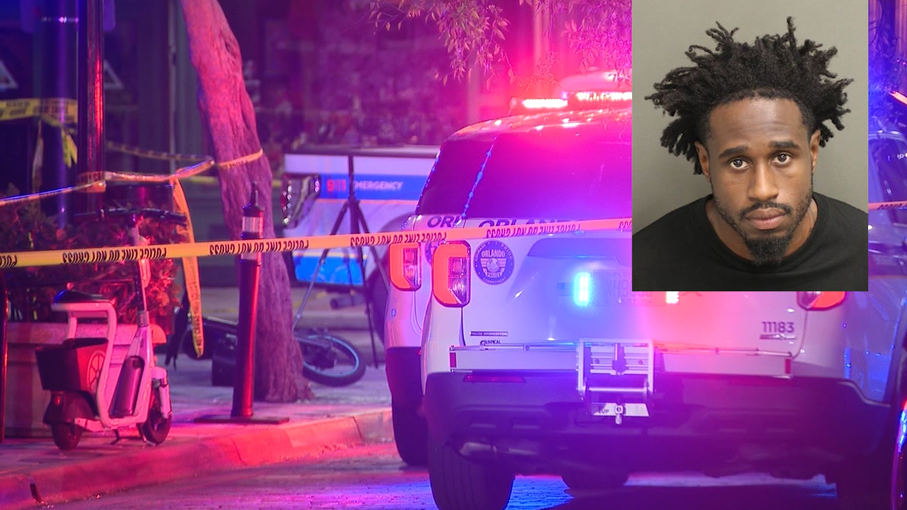 Man hits Orlando police car, drives wrong way, hits light pole in ...