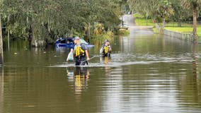Two rescued from floodwaters in DeLand, officials say